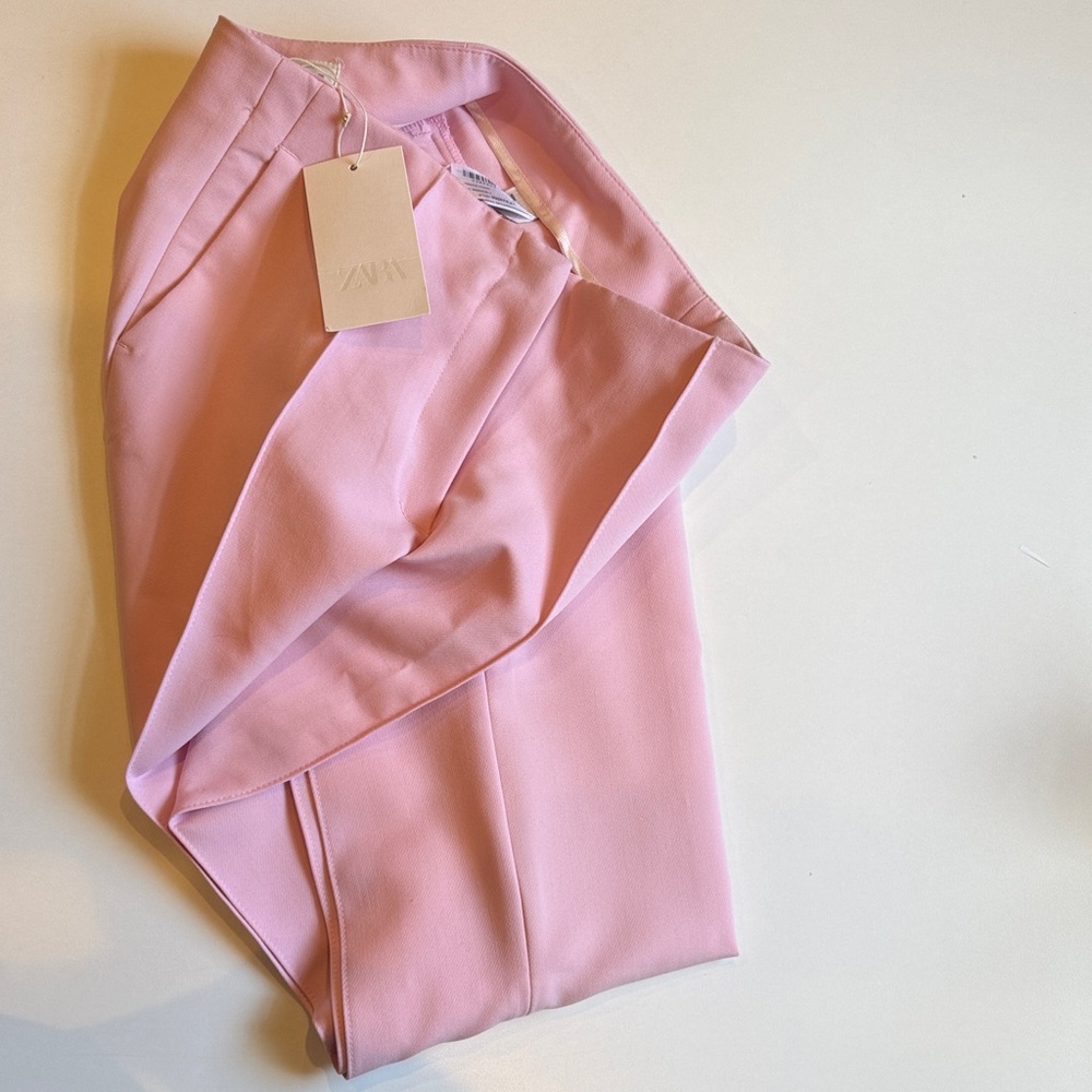 Zara Light Pink Wide Leg Jumpsuit - Picture 4 of 7